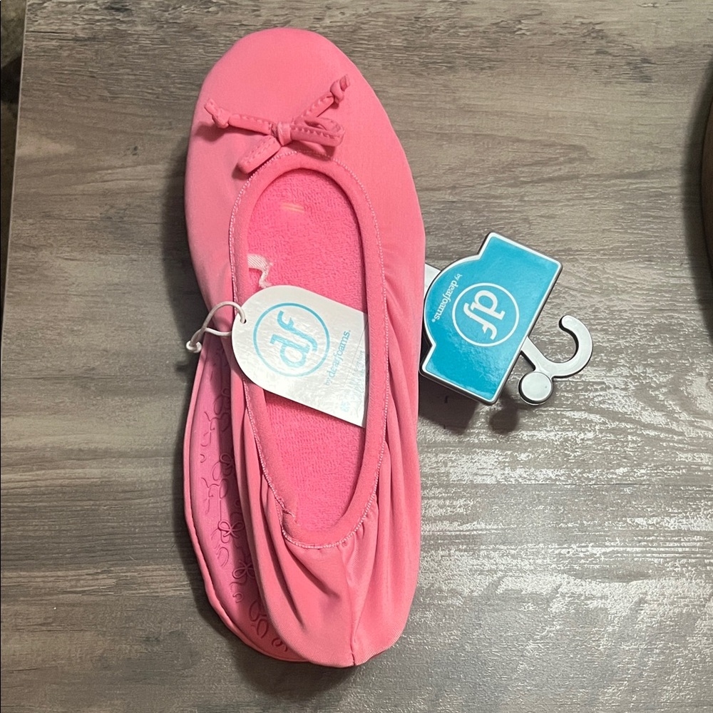 Dearfoams Pink Slippers